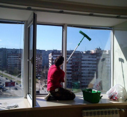 Мытье окон в однокомнатной квартире Приютово
